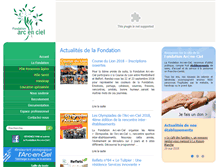 Tablet Screenshot of fondation-arcenciel.fr